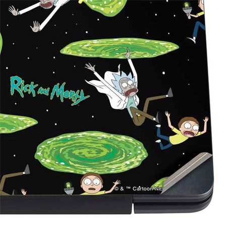 Adult Swim Rick and Morty Portal Pattern Dell Vostro Skin